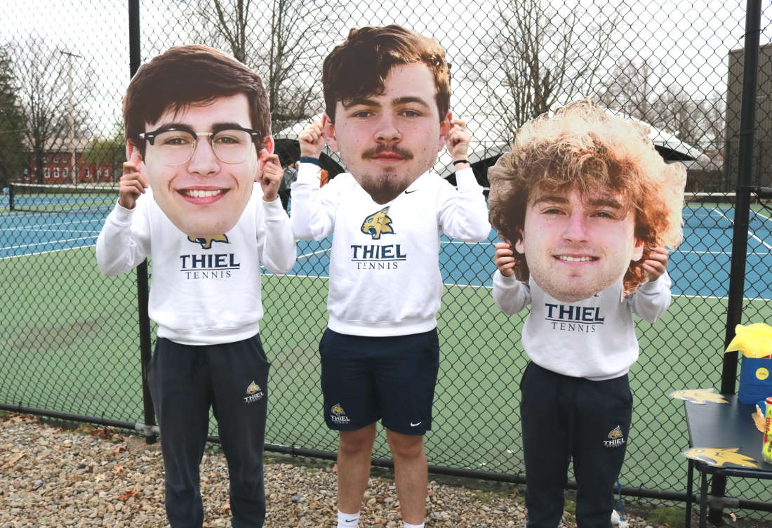 Tennis Team with Big Head Faces