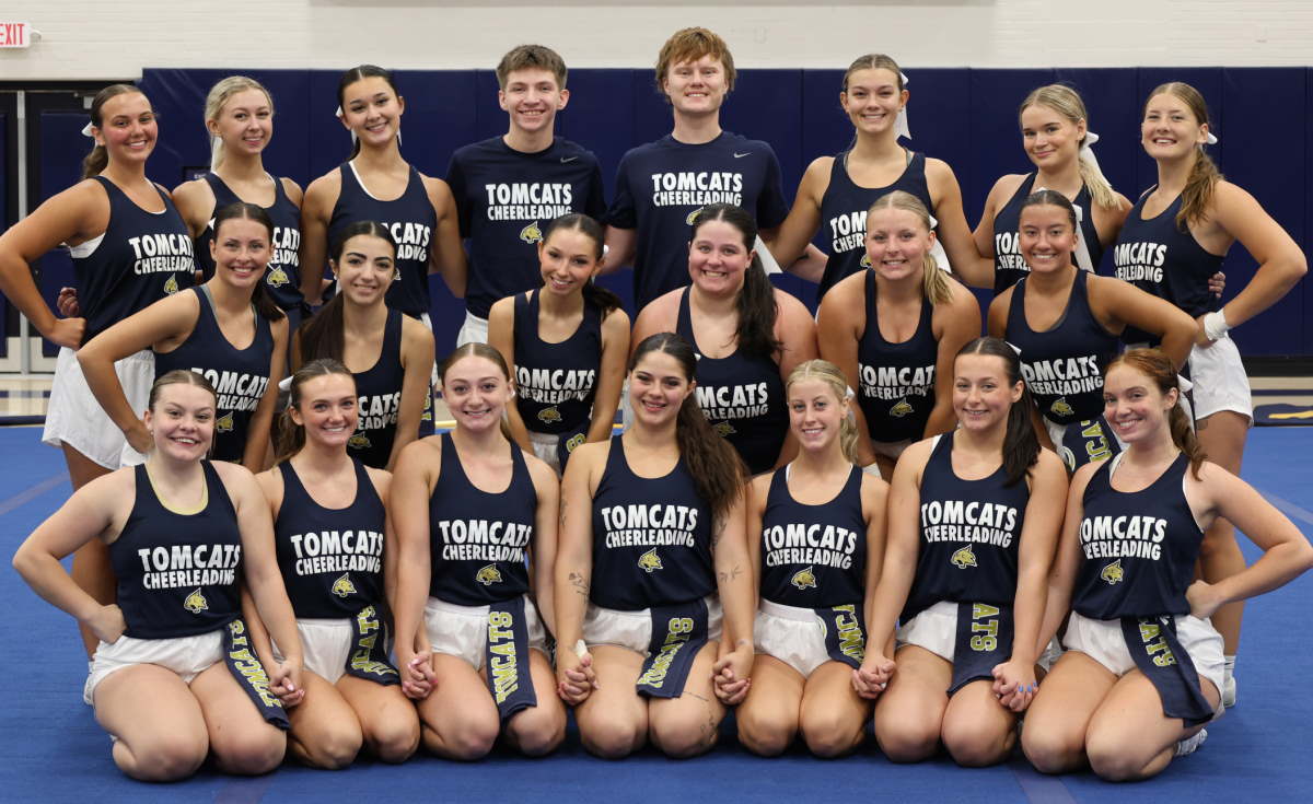 Fall 2025 - Cheerleading Team in Beeghly Gymnasium